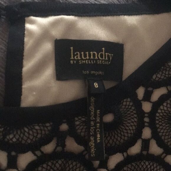 NEW Laundry by Shelli Segal Lace Sheath Dress 8 - Picture 4 of 8